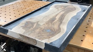 Use Half the Epoxy In Your Table Project