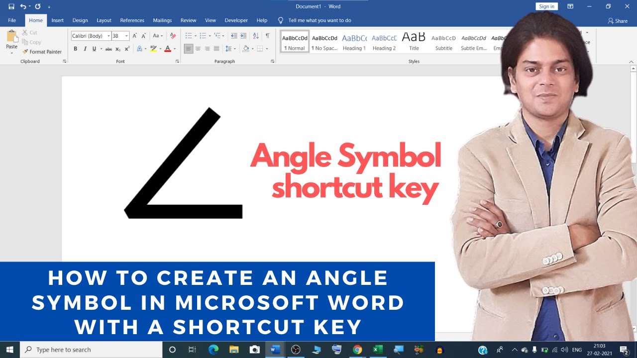Shortcut Key For Angle Symbol In Excel At Lachlan Ricardo Blog