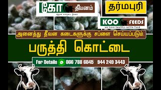 பருத்தி கொட்டை | மொத்தமாகவும்  சில்லறையாகவும் கிடைக்கும் | கோ தீவனம் | Koo Feeds  | தர்மபுரி  |