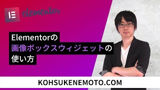 Elementorの画像ボックスウィジェットの使い方