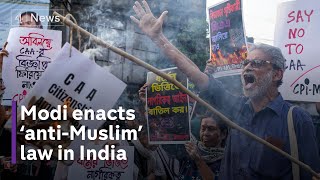Modi implements controversial ‘anti-Muslim’ law in India