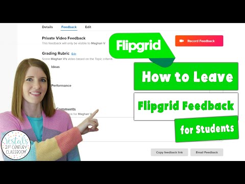 How to Leave Flipgrid Feedback for Students