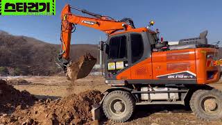 (4k)토공작업\u0026진입로 램프 만들기  #operator #excavator #develon  #tiltrotator #steelwrist #포크레인 🇰🇷