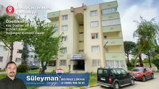 Burhaniye Bahçelievler'de 2+1 Körfez Manzaralı Daire