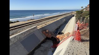 Del Mar Bluff Stabilization, Massive Drainage Structures, and Future of the Railroad in San Diego