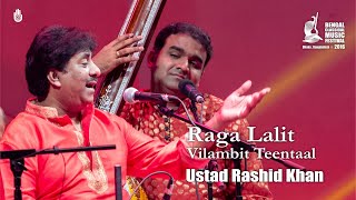 Raga Lalit- Vilambit Teentaal I Ustad Rashid Khan I Pandit Subhankar Banerjee I Live at BCMF 2016