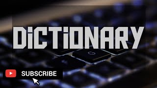 Dictionary in Python [Hindi] [2020] | Python Tutorials for Beginners