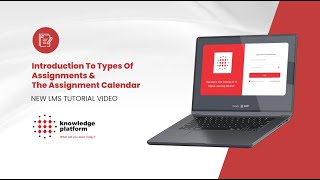 Introduction to types of assignments and the assignment calendar | Eng