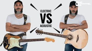 Guitar Solos - ACOUSTIC vs. ELECTRIC! (Part 2)