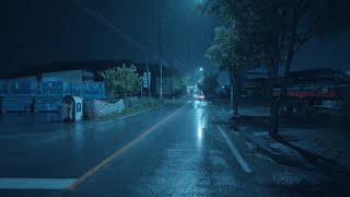 [4K] Rainy nights without you are even more lonely. Rain sounds for a comfortable sleep