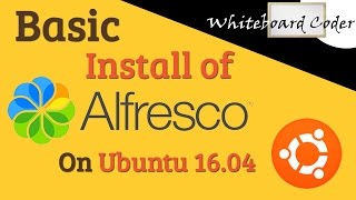 Basic install of Alfresco 5.2 on Ubuntu 16.04