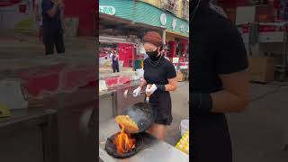 罕見的街頭蛋炒飯女廚師 Amazing Women Wok Skills! Egg Fried Rice! #shorts