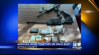 Multiple agencies work together for drug bust in Attala County