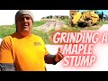 Stump Grinding a Maple Stump Using the Rayco Rg50