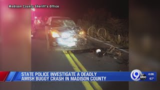 State Police investigate deadly Amish buggy crash in Madison County