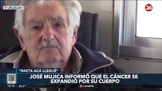 URUGUAY | José Mujica informó que el cáncer se expandió por su cuerpo