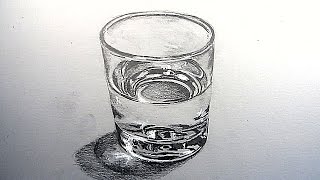 How to Draw a Glass of Water: Narrated Step by Step