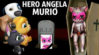 TALKING HERO ANGELA MURIÓ - My Talking Tom Friends - AMONG US - R.I.P HERO ANGELA