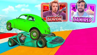 CARA A CARA CON AURONPLAY! ME MANDAN A VOLAR!! - GTA 5 ONLINE