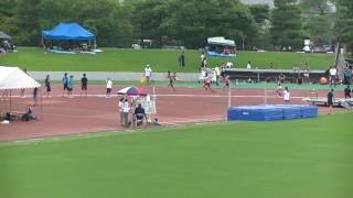 近江高校男子陸上競技部　県選　宮口・西田２００ｍ　2017.7.9