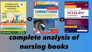 Books for nursing competitive exams | PR yadav nursing book |Target high nursing book | NCLEX-RN |
