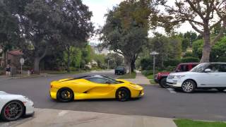 Ferrari racing in beverly hills