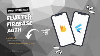 Flutter Auth Using Firebase | Most Easiest Way Ever | #firebaseauth #flutterfirebase