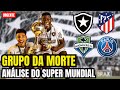 ANÁLISE: BOTAFOGO NO SUPER MUNDIAL DE CLUBES | GRUPO DA MORTE COM PSG X ATLÉTICO DE MADRID E SEATTLE