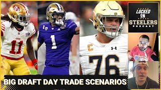 Steelers Draft Day Trade Options: Big Move Chance for Brandon Aiyuk, Rome Odunze | Mock Draft Monday