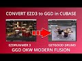 How to convert EZ Drummer 3 to GGD OKW MODERN FUSION - CUBASE (Free Template)