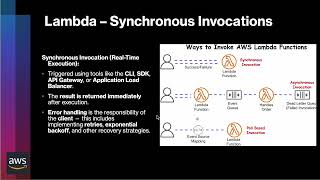 Synchronous Invocation in AWS Lambda