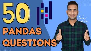 Solve 50 Pandas Questions in 2 hours