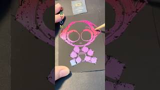 Easy drawing Baby Emoji Cat on scratchbook #easydrawing #babyemojicat #emojicat #diy #scratchbook