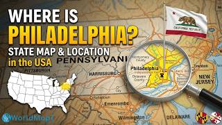 WHERE IS PENNSYLVANIA IN THE US 📍 | Pennsylvania Map Explained with Cities & Geography