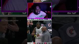 Lakers Fan Reacts To Jaylen Brown gets into it with Rudy Gobert after elbow to face #shorts