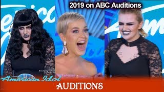 Maddie Poppe "auditions" as Lady Mapo  & Other Familiar Faces | American Idol 2019 Auditions