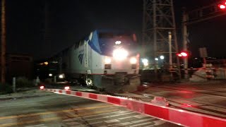 Amtrak Coast Starlight arrives into Los Angeles, CA