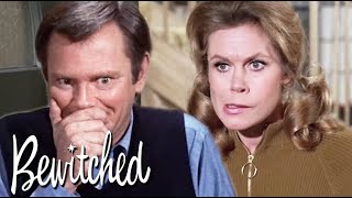 Darrin Laughs At Inappropriate Times! | Bewitched