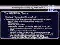 SQL Training - Structured Query Language Tutorial - The ORDER BY Clause Lesson