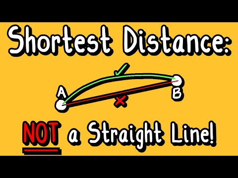 Is a geodesic a straight line?