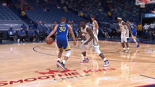 Steph Curry drilled the three right over Zion Williamson | GSW vs Pelicans