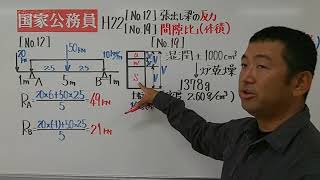 #国家一般(高卒技術土木)【構造力学・張出し梁、土質力学・間隙比】