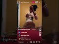 6lue twerk IG live