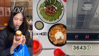 Vlog. 호들갑 서울나들이. 가로수길. 압구정로데오. 소품샵 | 브이로그