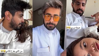 سنابات عبدالله العنزي| دينا تفزع لأبوها 😂 قصة صقر ضاع في البر 🥲🦅 اخوك تعبان 🤣