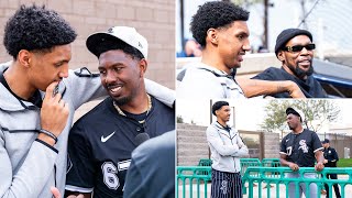 Ryan Dunn Mic'd Up at MLB Spring Training game to watch his brother, Justin, pitch | Phoenix Suns