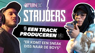 YOUSSEF wordt VERNEDERD in een disstrack | FunX Strijders | Track Produceren | Seizoen 2, Afl. 6