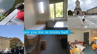 Trinity Halls room tour ! Trinity College Dublin student accommodation