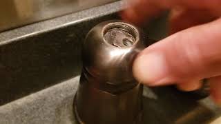 Quick demo: Price Pfister Kitchen Faucet Cartridge Access - Marielle Series 26