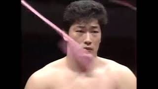 6.1.1991 - All-Asia Tag titles - Dan Kroffat/Doug Furnas [c] vs Kenta Kobashi/Tsuyoshi Kikuchi